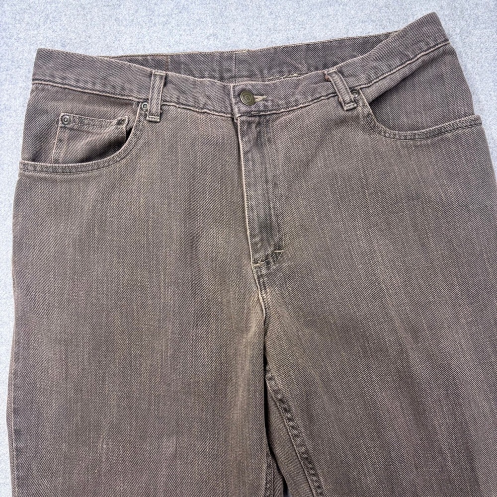 Bills Khakis 5 Pocket Denim Twill Pants Mens 34x28 Brown Garment‎ Dyed USA Made